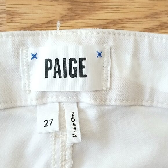 PAIGE Premium Denim Mayslie Jogger in Faded Beige Camo Size 27 - Picture 6 of 9